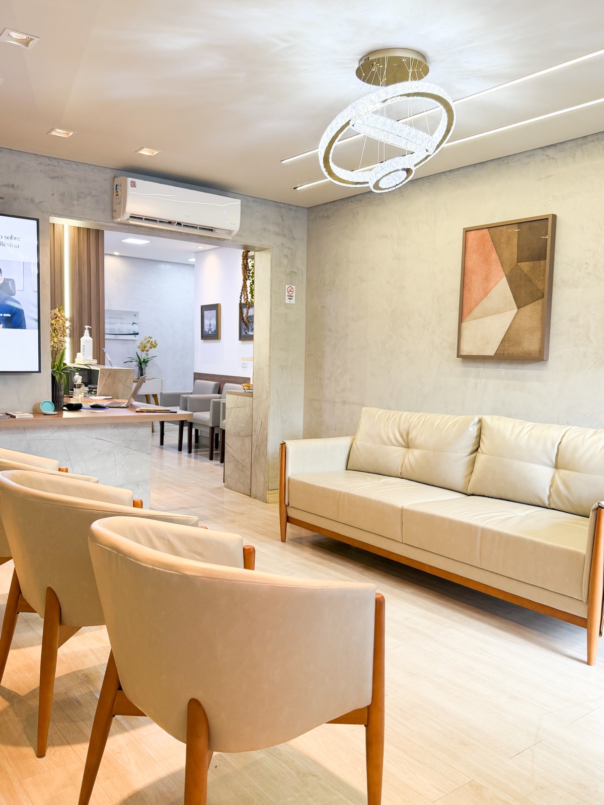 Sala de espera da LA Odontologia