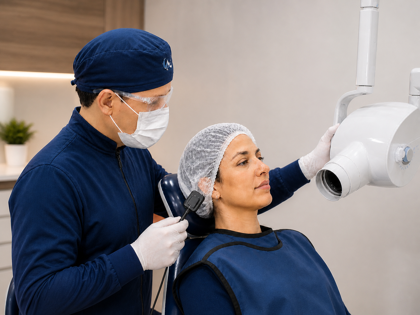 Radiografia digital local com sensor intraoral na LA Odontologia
